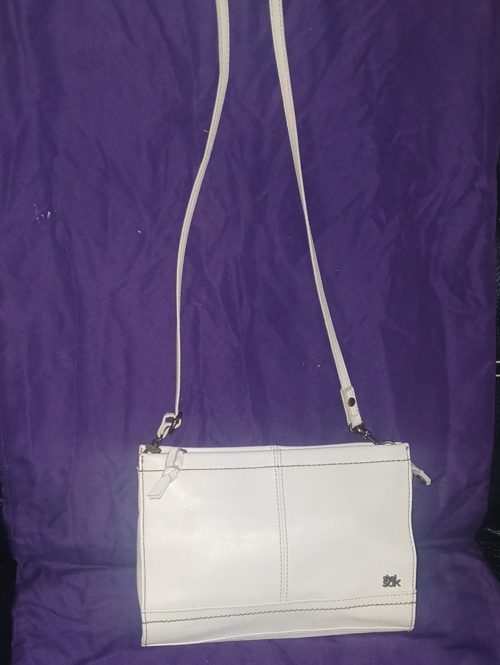 Sak.  White Women’s Crossbody Bag - Sleek Minimal Design